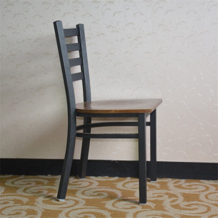 Restaurant Furniture Bentwood Dining Table and Chair Seat Modern School Canteen Chairs And Tables Set Metal Dining Chair