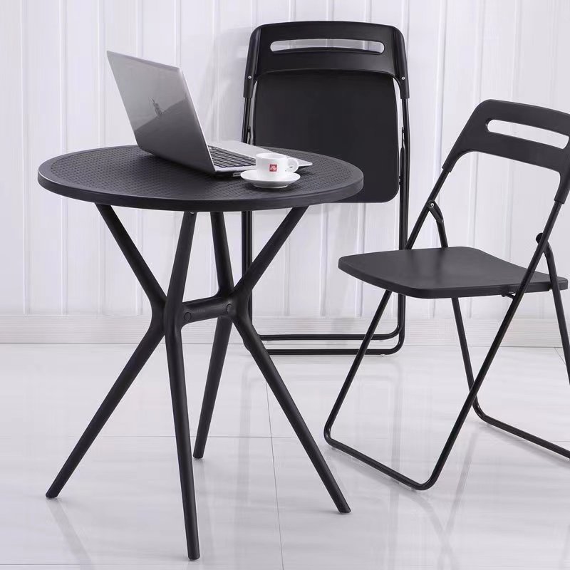 Plastic Household Dining Table Dormitory Simple Table Outdoor Courtyard Leisure Light Coffee Table