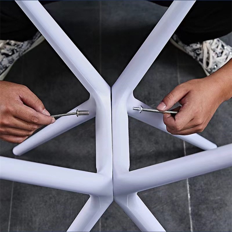 Plastic Household Dining Table Dormitory Simple Table Outdoor Courtyard Leisure Light Coffee Table