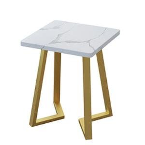 Restaurant set cafe table imitation marble small round square table dessert shop dining table chair combination