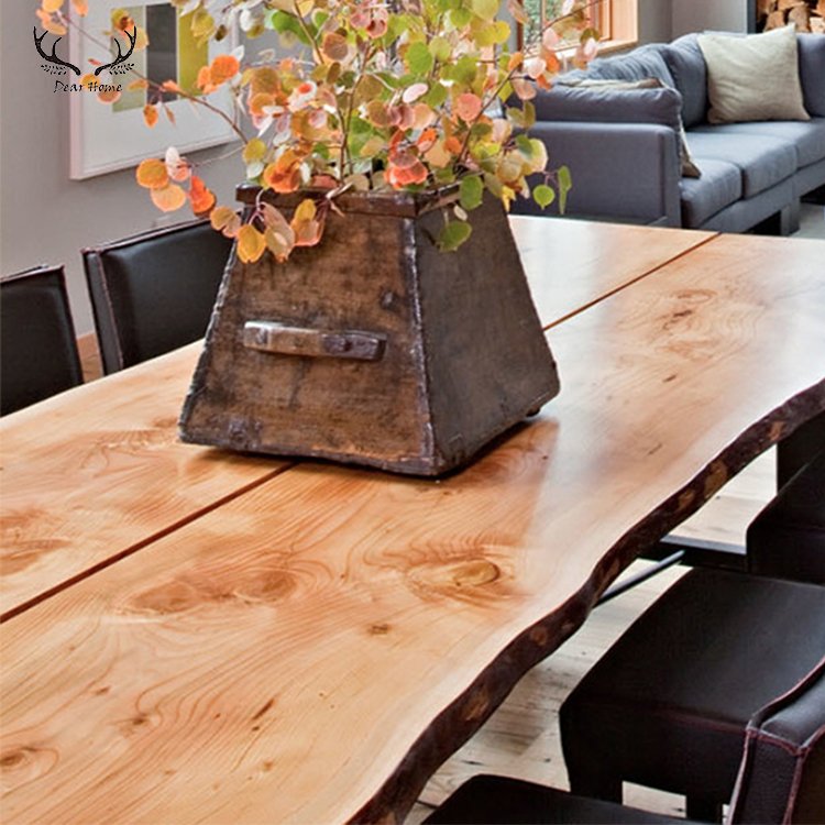 Factory custom wood dinning table set nordic wooden dining table set for 6