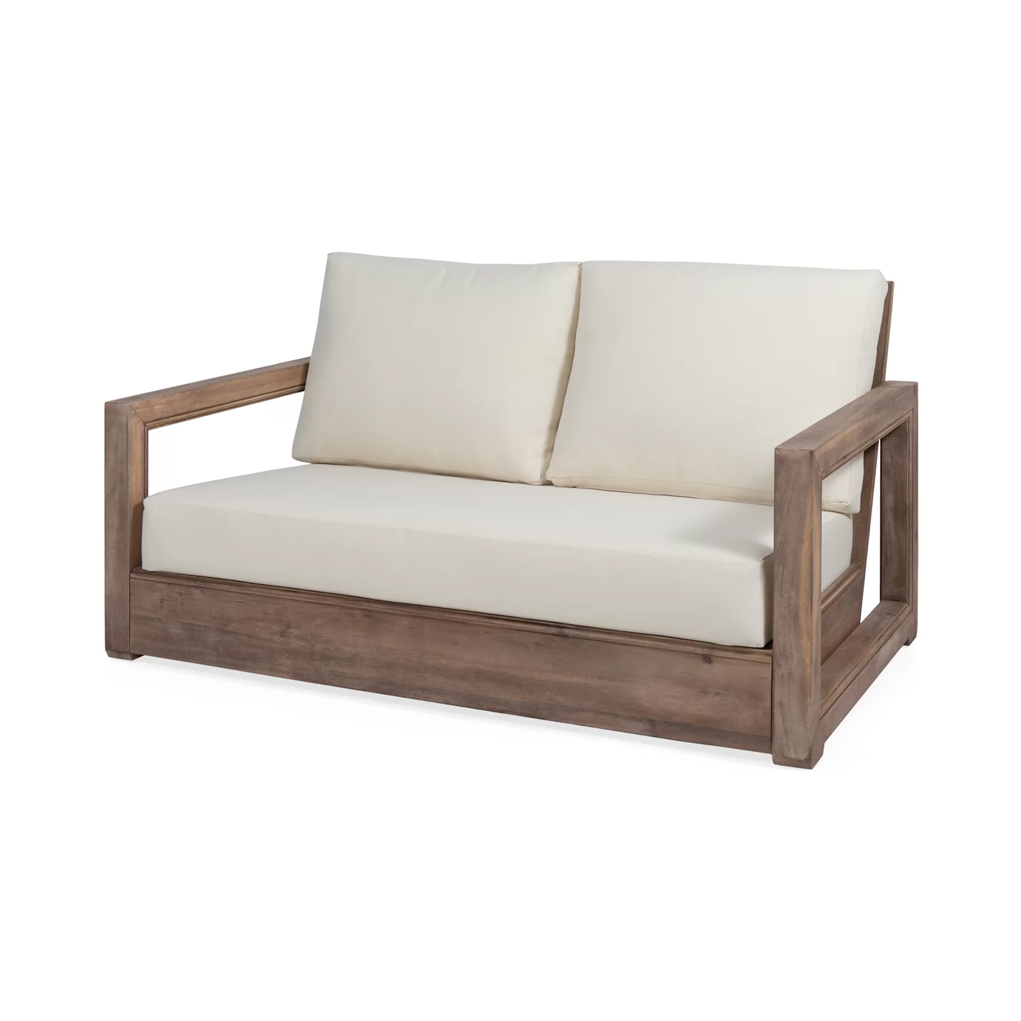 Outdoor Elegant Patio Sofa Set Teak With Cushion Best Quality - Zalaya