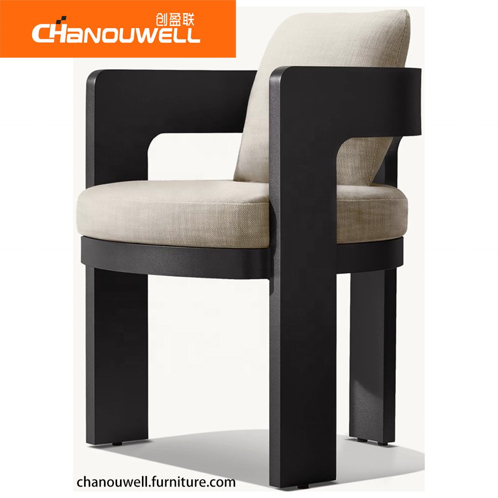 Top Quality Aluminium Dining Chair Factory Direct Sales Modern Design Ideal for Dining Rooms and Restaurants