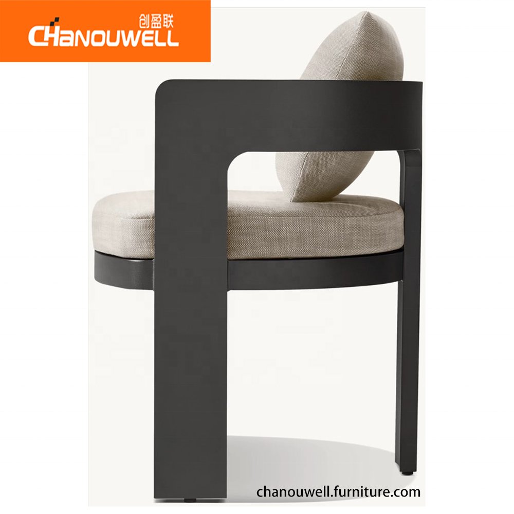 Top Quality Aluminium Dining Chair Factory Direct Sales Modern Design Ideal for Dining Rooms and Restaurants