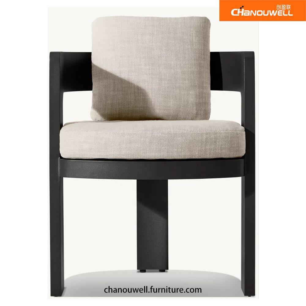 Top Quality Aluminium Dining Chair Factory Direct Sales Modern Design Ideal for Dining Rooms and Restaurants