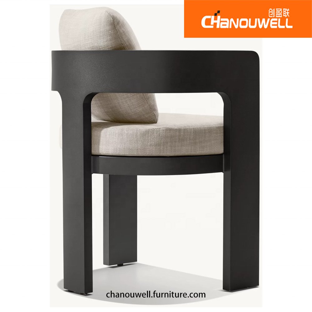Top Quality Aluminium Dining Chair Factory Direct Sales Modern Design Ideal for Dining Rooms and Restaurants