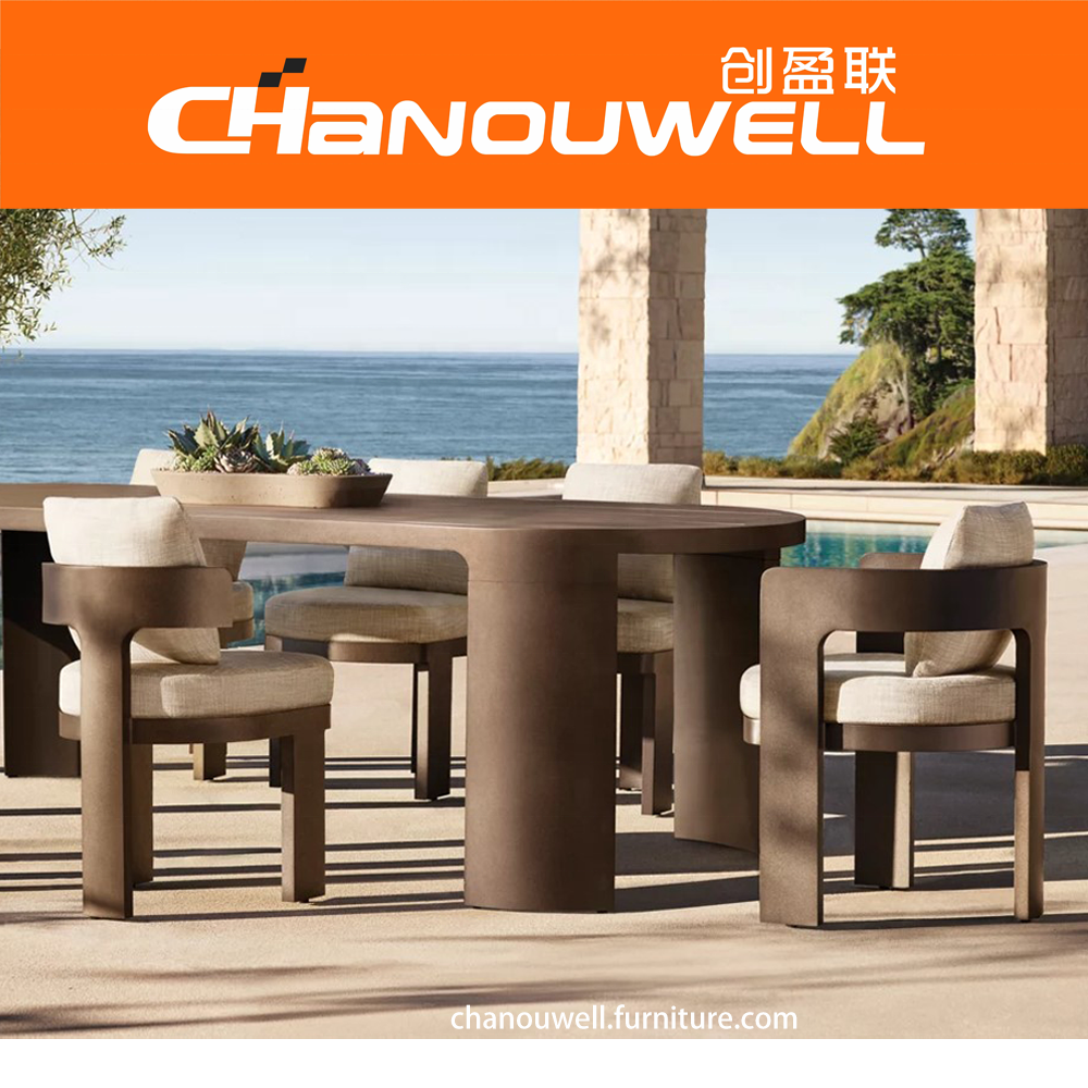 Top Quality Aluminium Dining Chair Factory Direct Sales Modern Design Ideal for Dining Rooms and Restaurants