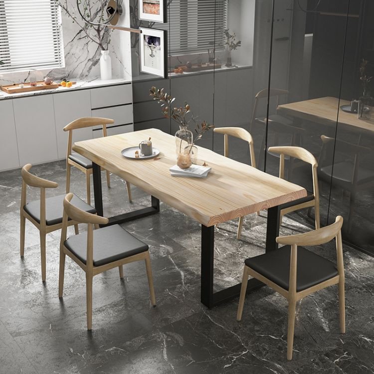 Factory Outlet Cheap 8 Seater Dining Chair Wood Set With Armrest Rest