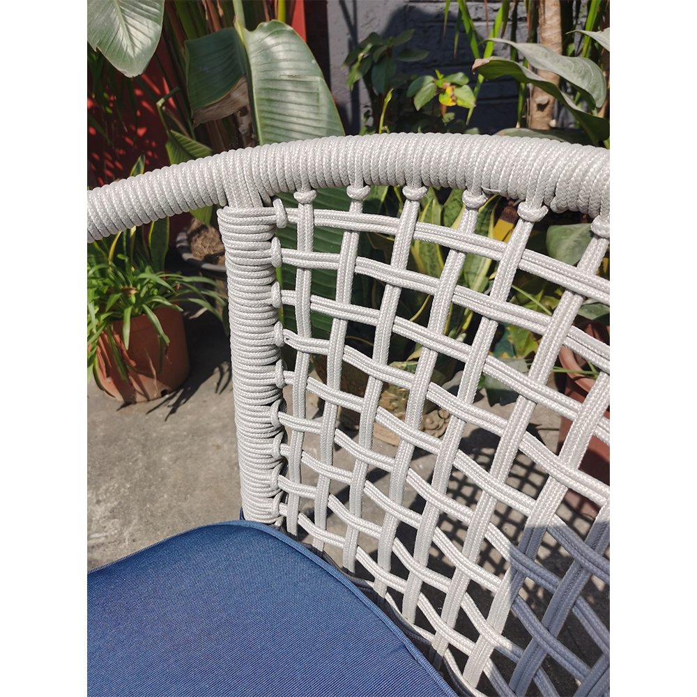 Traditional and Modern Outdoor Patio Dining Furniture Eco-Friendly Aluminum Frame Tables and Chairs for Courtyards and Villas