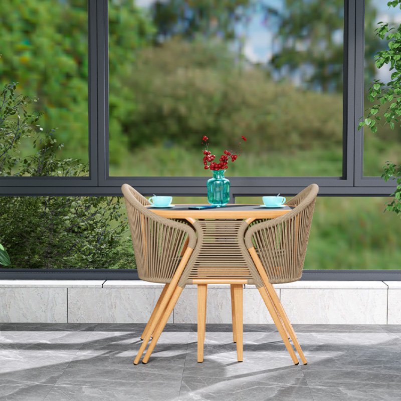 outdoor furniture coffee table set Balcony furniture space saving furniture for chairs for restaurants and coffee shop