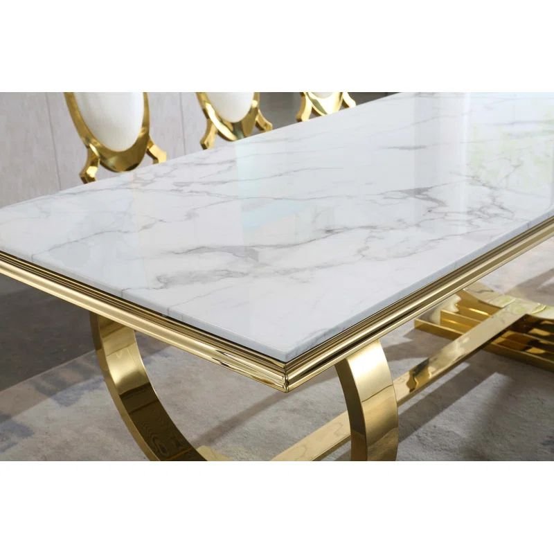Luxury Dining Room Furniture Table Set 8 Chairs Dining Room Table Mesas De Comedor Maeble Dining Tables