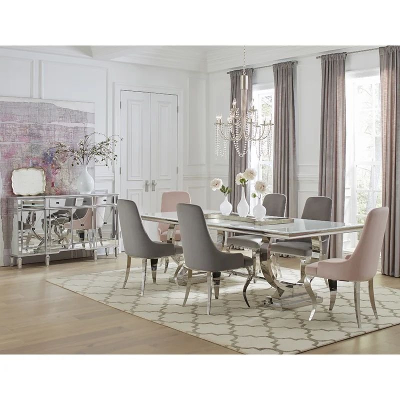 Luxury Dining Room Furniture Table Set 8 Chairs Dining Room Table Mesas De Comedor Maeble Dining Tables