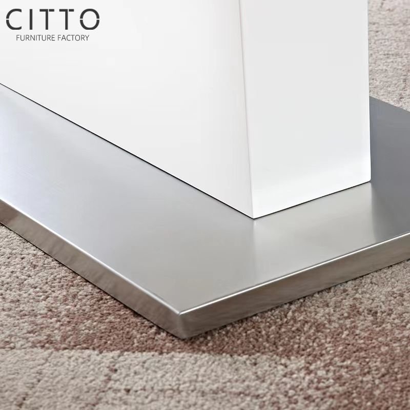 Dining Room Furniture Top Dining Table Sets Gold Stainless Steel Seat Marble Hot Sale Modern Rectangle Luxury Dining Table