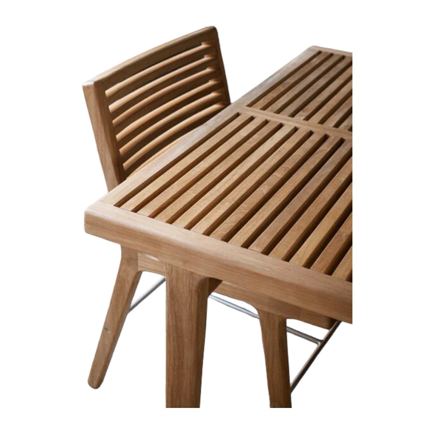 Quality Wooden Square Dining Table and Chairs Set made Smooth Sanding Core Teak A For Luxury Restaurant Cafe Dining Room Set