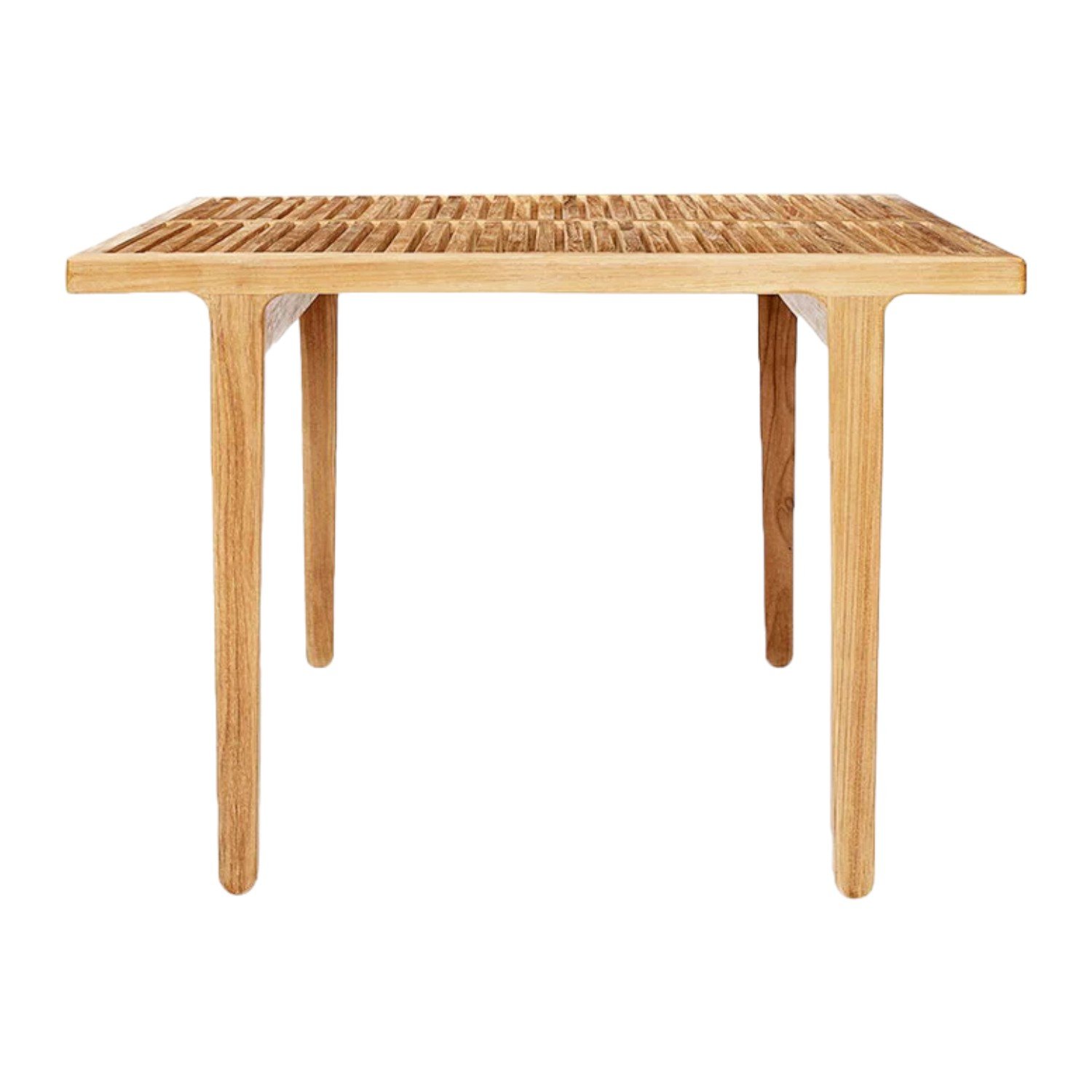 Quality Wooden Square Dining Table and Chairs Set made Smooth Sanding Core Teak A For Luxury Restaurant Cafe Dining Room Set