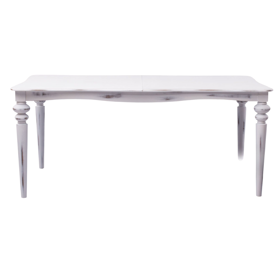 Antique White Dining Table is a versatile and stylish addition to any kitchen or dining room Home Furniture Living Room