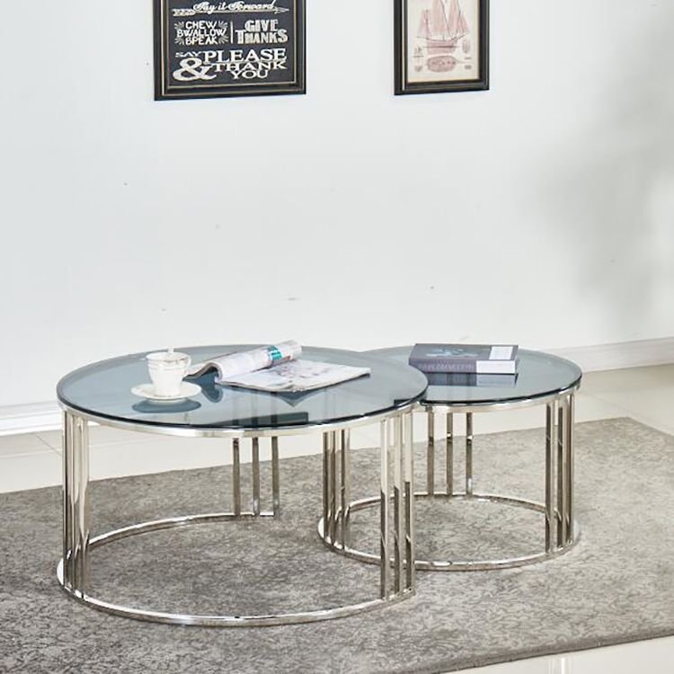 Industrial steel space saving mdf rustic gold extendable glass round dining table and chair legs mat round