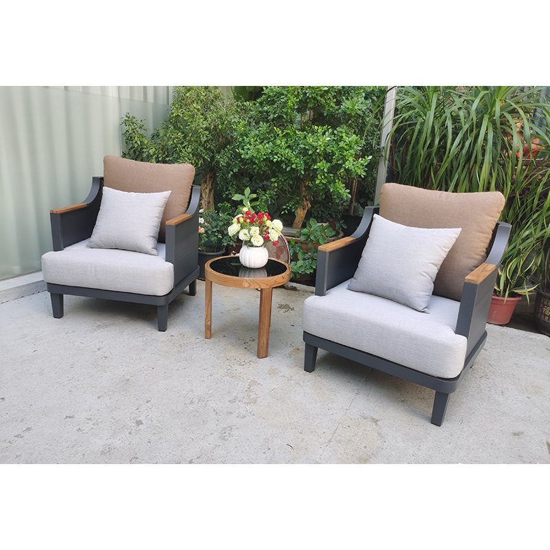 factory directly garden furniture aluminum extendable dining table for patio