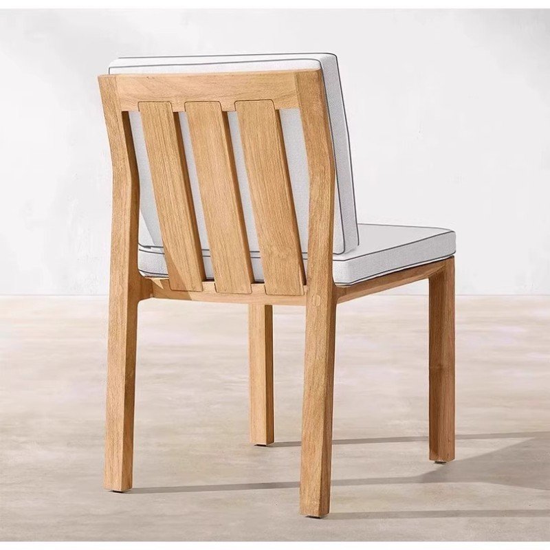 Outdoor Teak Furniture Restaurant Furniture Sets Luxury Teak Wood 6 or 8 Seater Dining Table And Chairs