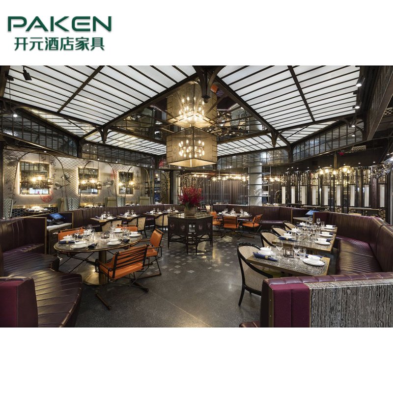 Industrial Style Restaurant Dining Table And Chair Set Metal Coffee Shop Cafe Furniture