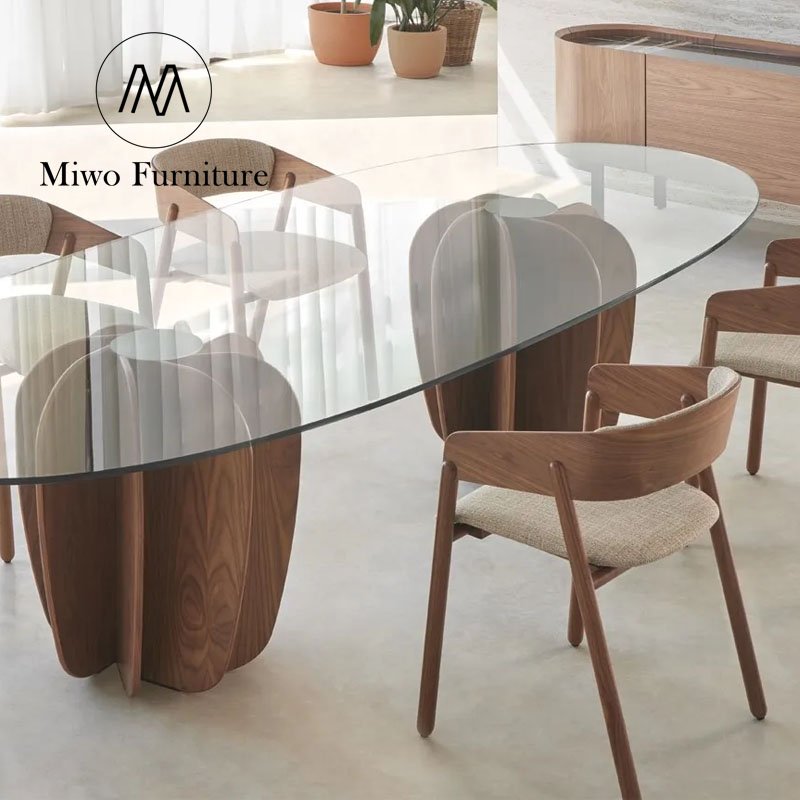 Recycled Pine Japanese Rectangle Dining Table Set Design Creativity Glass for Seater Wooden Wood Modern Top Solid 6 8 10 Solid