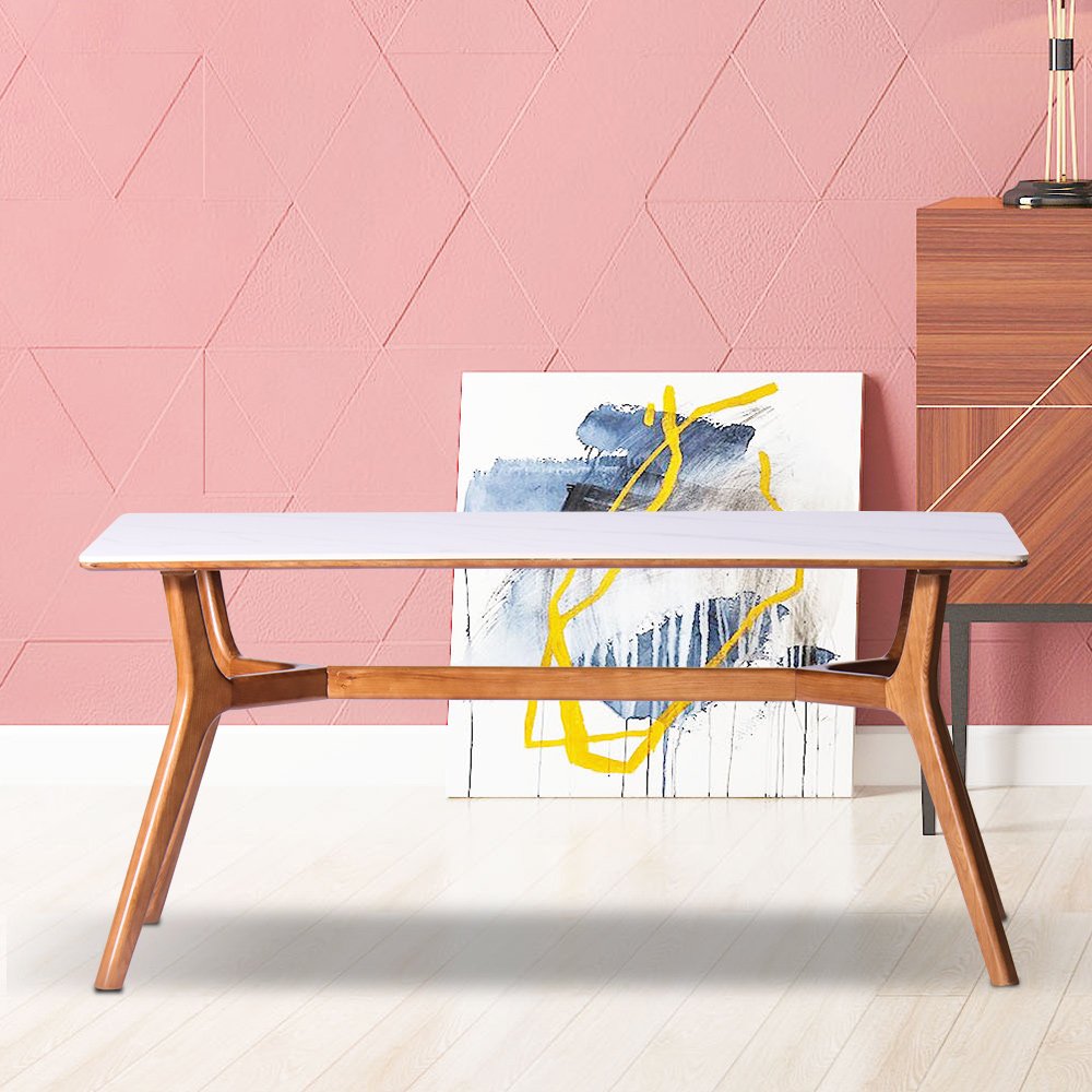 Newest Solid Wood Dining Room Table Durable Household Tables For Home Restaurant Cafe Garden