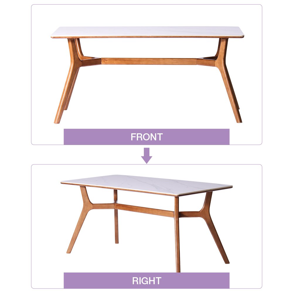 Newest Solid Wood Dining Room Table Durable Household Tables For Home Restaurant Cafe Garden