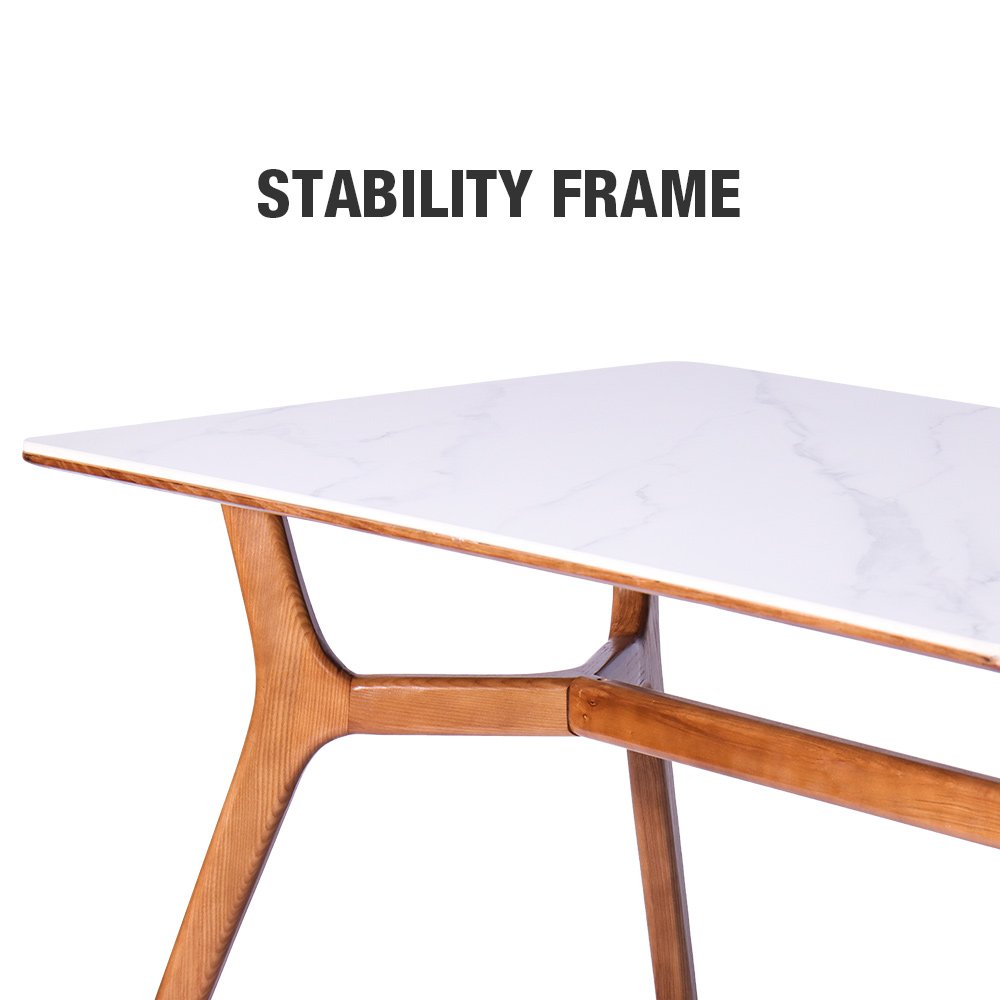 Newest Solid Wood Dining Room Table Durable Household Tables For Home Restaurant Cafe Garden