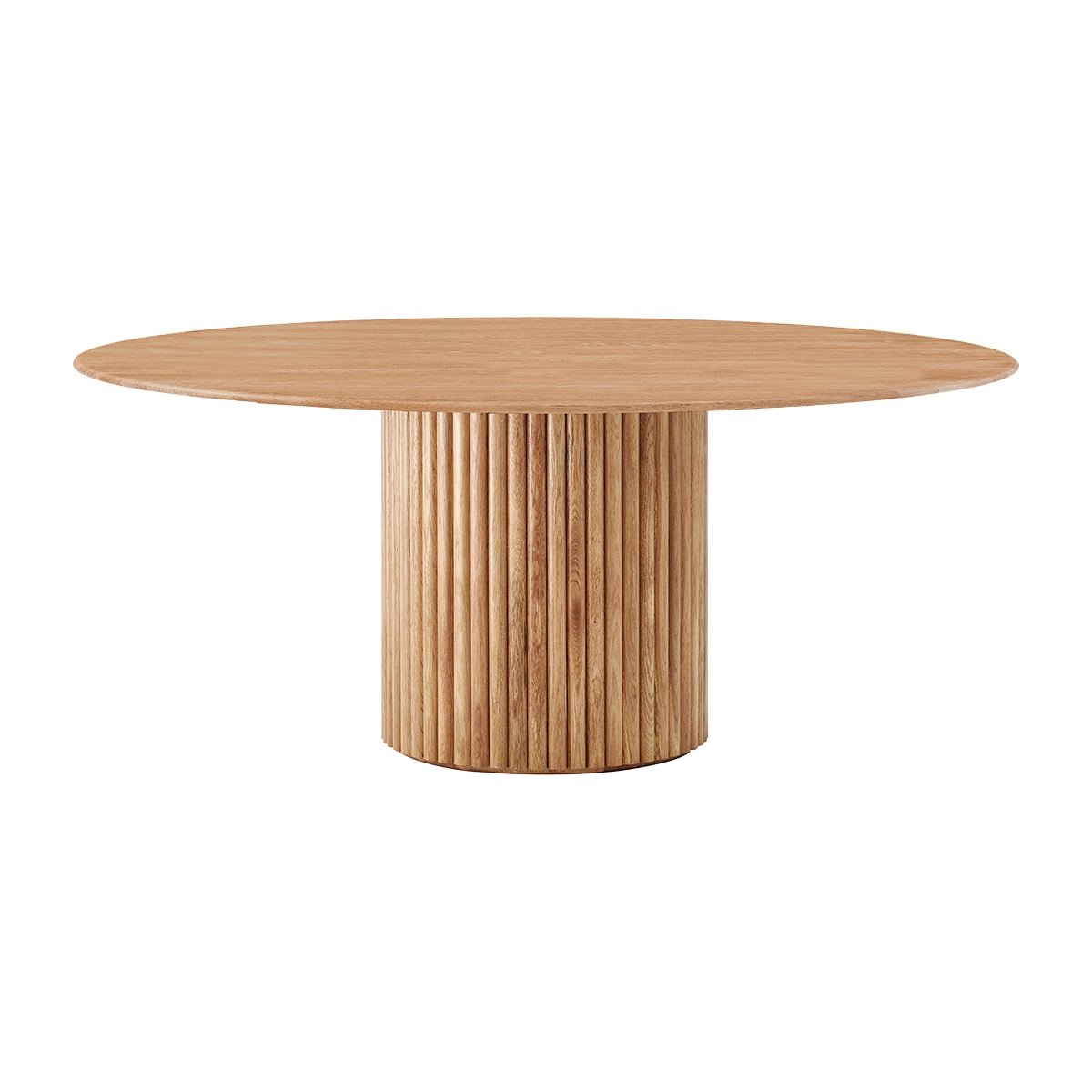 Wholesale Simple Round Coffee Table Modern Wooden Dining Table Set 3 or 6 Seater Dining Room Furniture Solid Wood 3 Seats