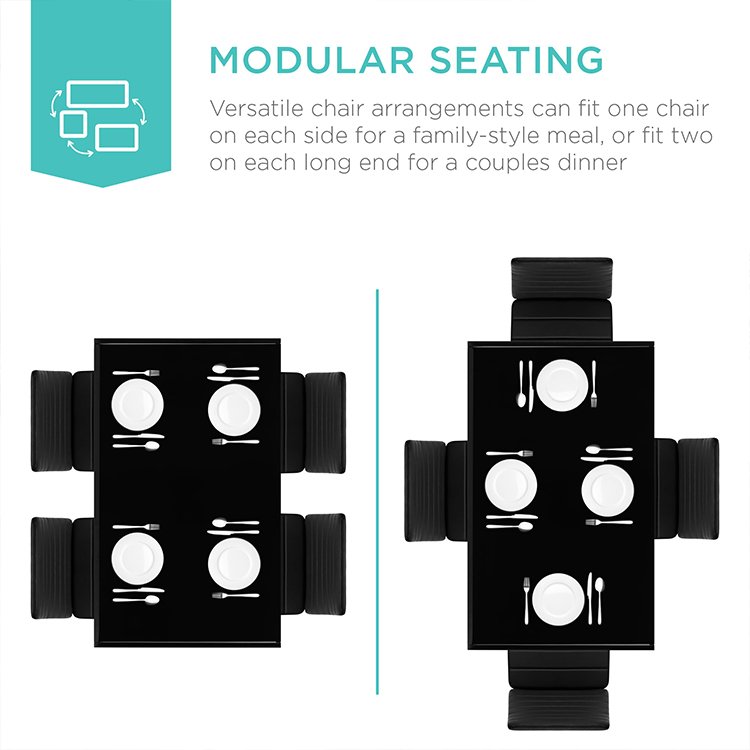 modern luxury dinning room furniture kitchen restaurant tables and 6 chairs sets glass dining table set with chair for 6 seater