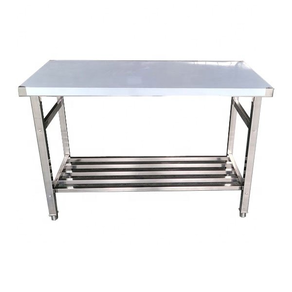 Gobbea portable table stainless steel foldable working table for camping