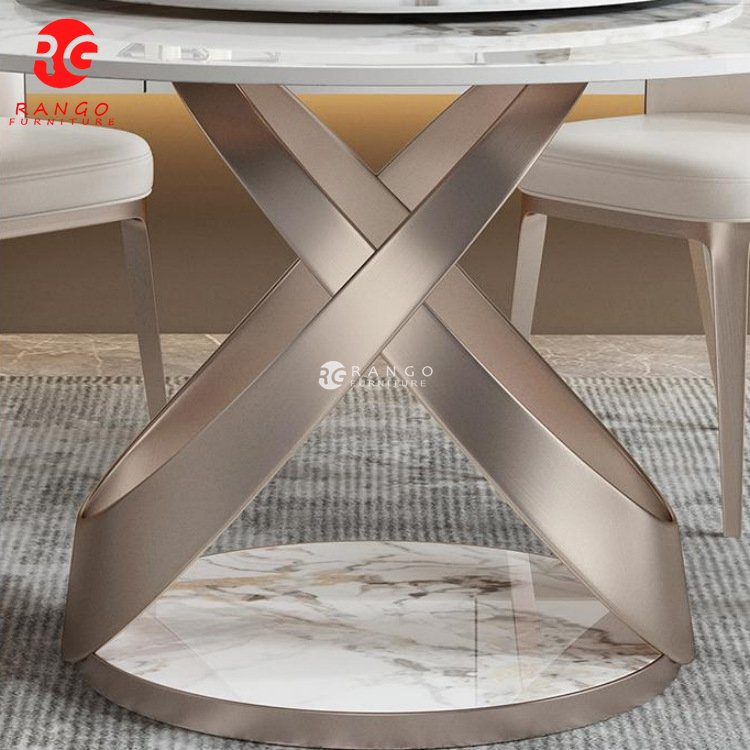 luxury marble dining table dining room sets home furniture dinning table with 6 8 10 dining chairs esstisch set