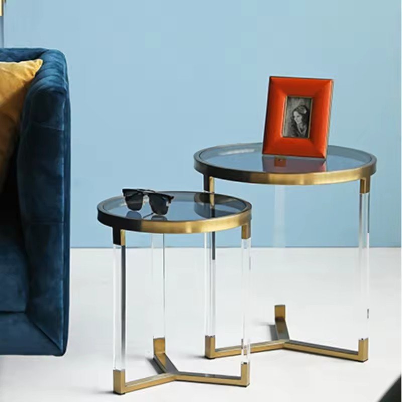 New Acrylic Leg Banquet Rectangular Dining Table New Modern Home Furniture Transparent Designs Marble Dining Room Square