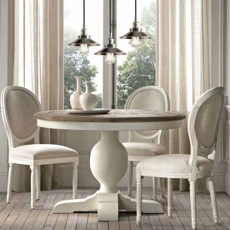 Custom furniture French dining room upscale dining room oak do used tables