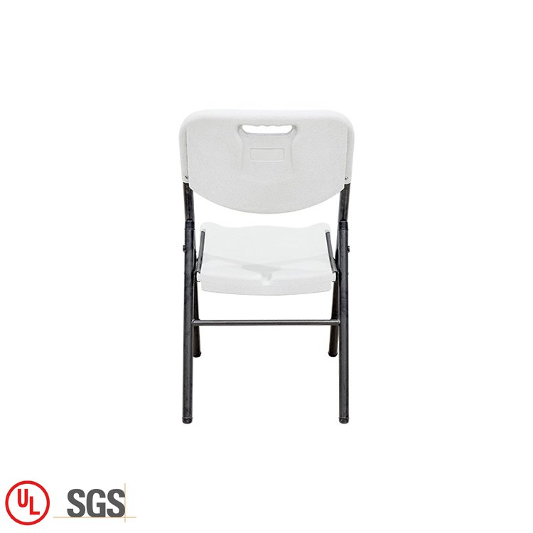 Good quality plastic folding table dining set 6 chairs modern preferential prices wedding party camping folding table