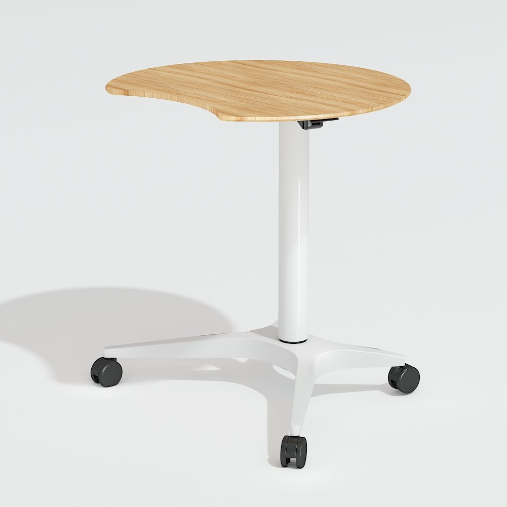 HPL Table Top Movable Height Adjustable Smart Hydraulic Gas Lift Laptop Desk Table Home Furniture Dining Table Modern Gastronomy
