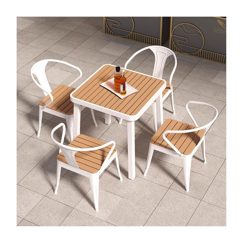 Outdoor restaurant tables and chairs set cafe outdoor furniture patio tables and chairs outside leisure dining tables and chairs