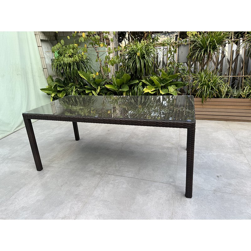 Full Aluminum Factory Wholesale Price Outdoor Waterproof Garden Dining Set