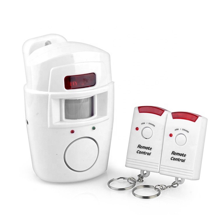Wireless Home Security System with 105DB Siren PIR Alert Infrared Sensor Anti-Theft Motion Detector Alarm ABS Remote Controller