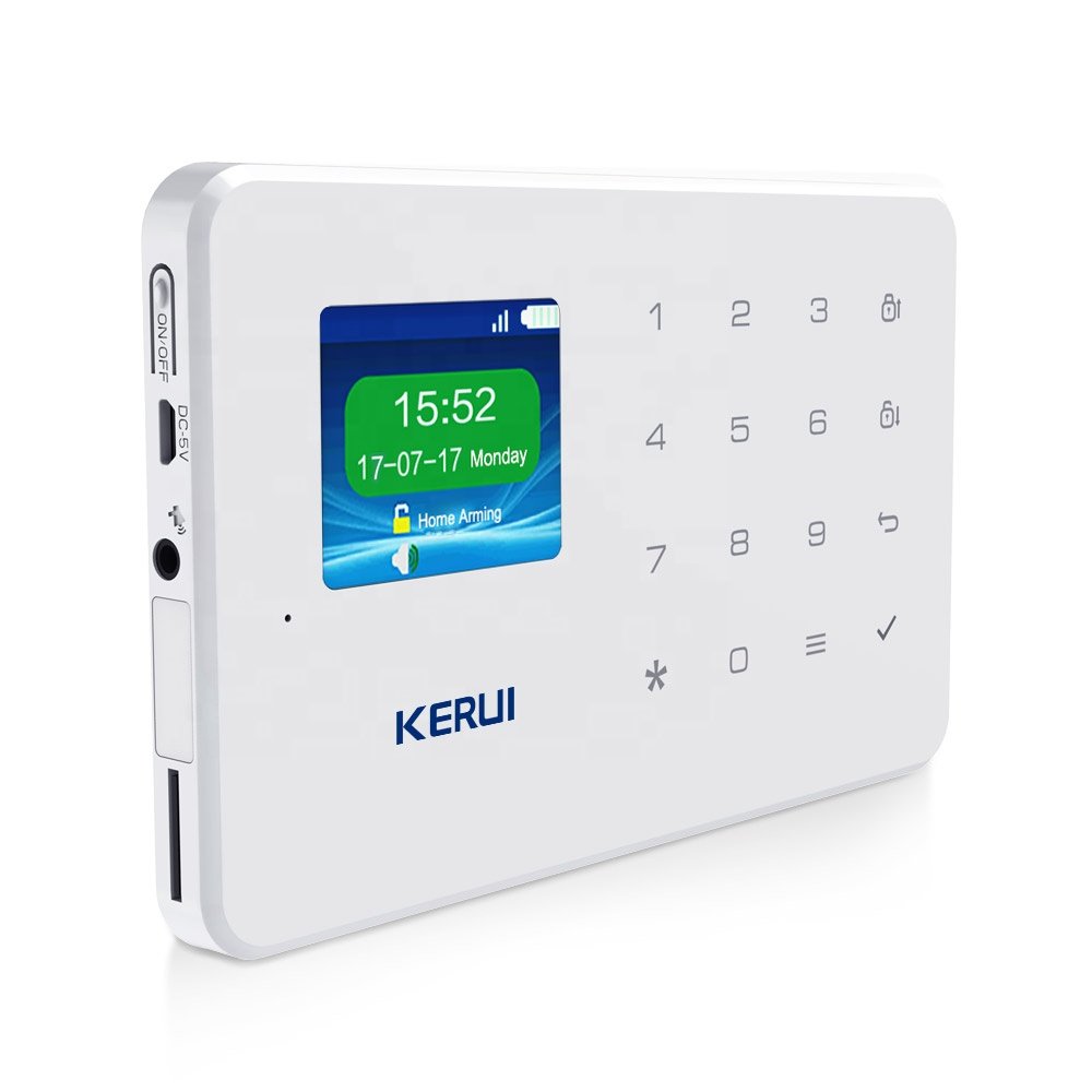 Kerui High Quality Touch Keypad Alarm Panel Tuya APP Arm Disarm Window or Door WiFi GSM Alarm System For Home Security