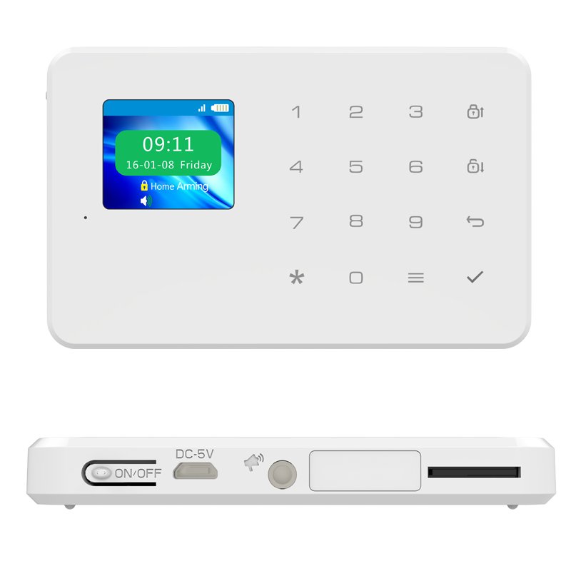 Kerui High Quality Touch Keypad Alarm Panel Tuya APP Arm Disarm Window or Door WiFi GSM Alarm System For Home Security