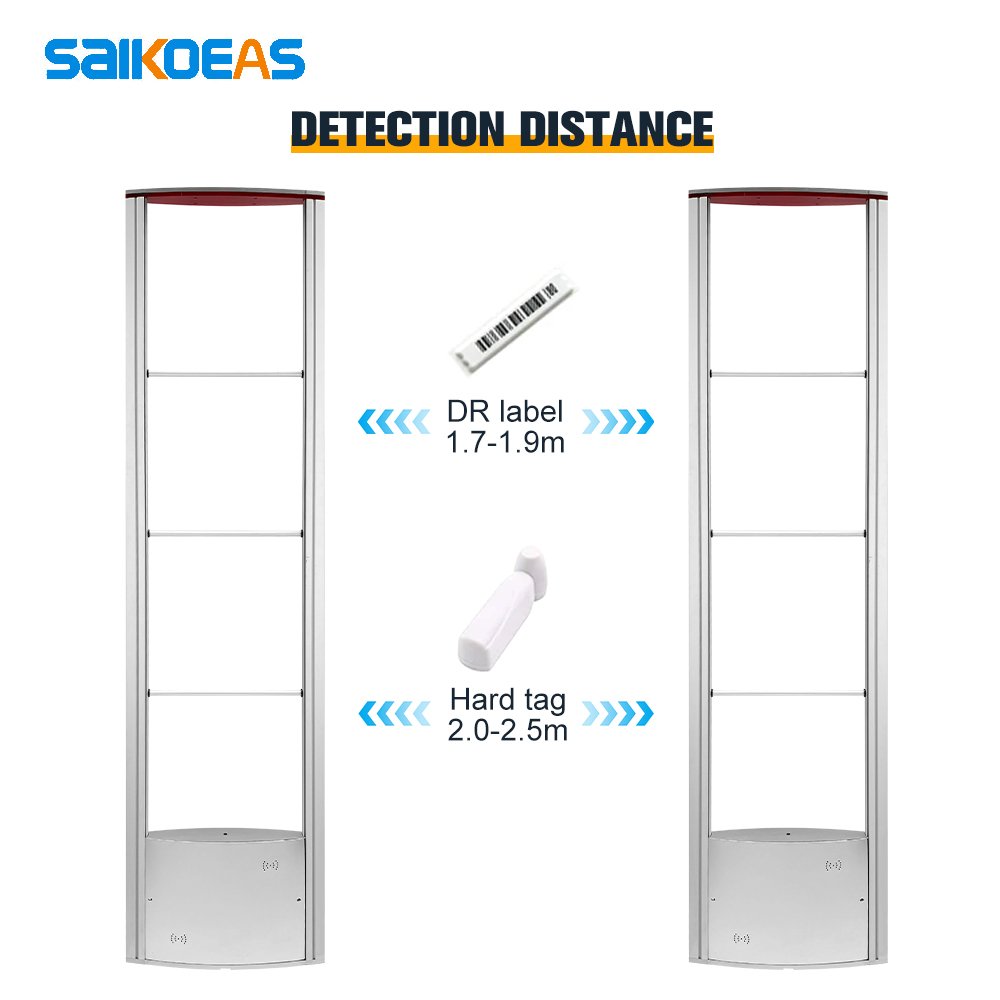 Bookstore rf anti-theft alarm devices system dual/mono antenna security system with manufacturer direct sale nice price