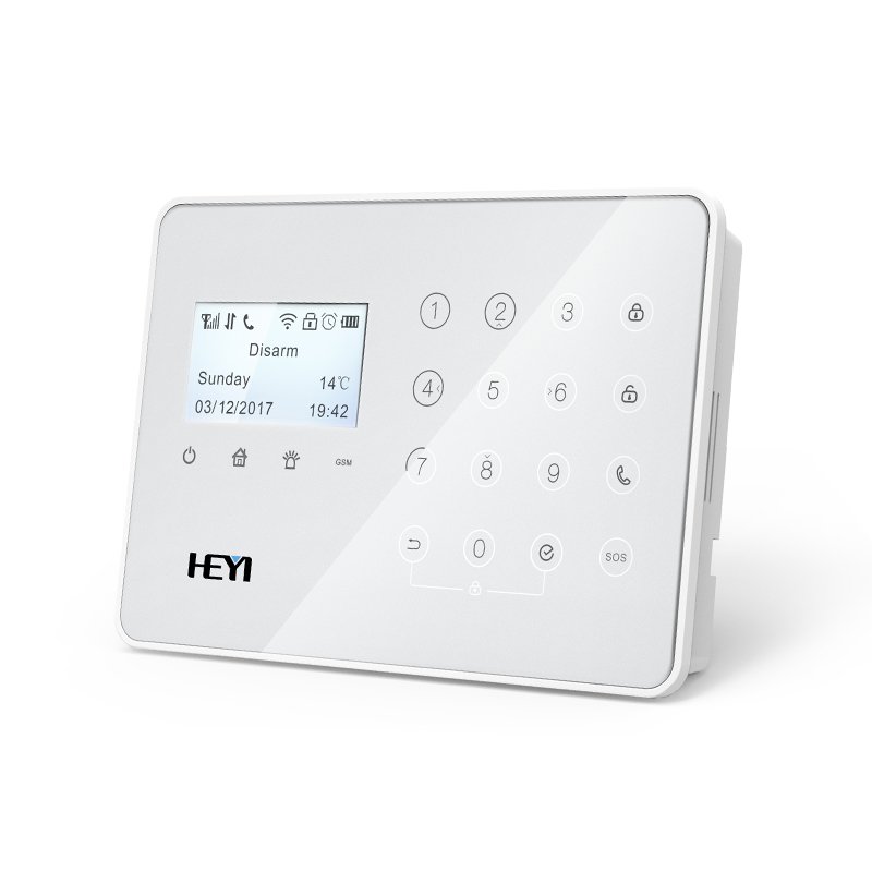 New Home Long-range Wireless wifi GSM Burglar Alarm Wired security alarm system with APP control anti hacker SIA CID compatible