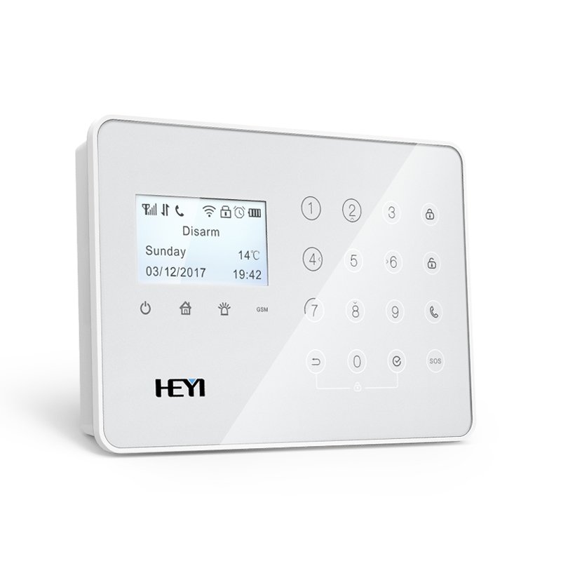 New Home Long-range Wireless wifi GSM Burglar Alarm Wired security alarm system with APP control anti hacker SIA CID compatible