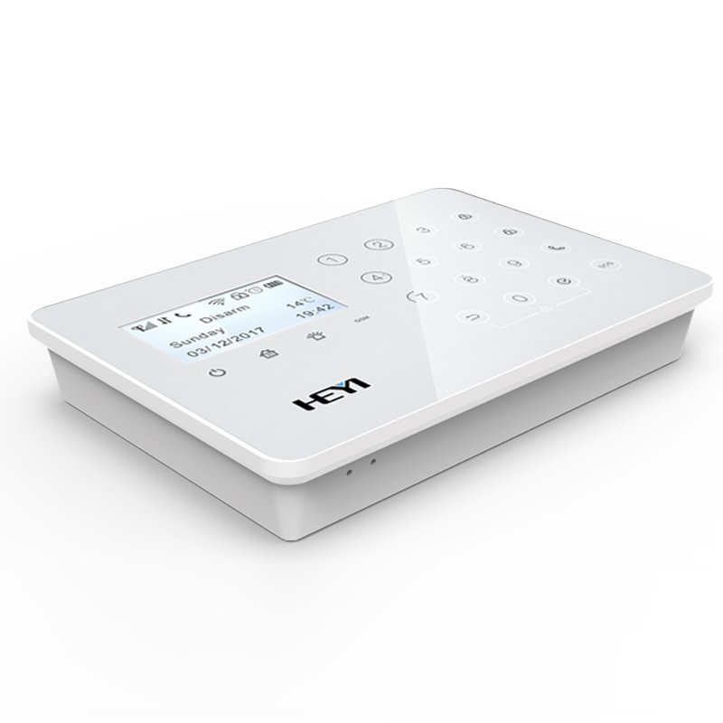 New Home Long-range Wireless wifi GSM Burglar Alarm Wired security alarm system with APP control anti hacker SIA CID compatible