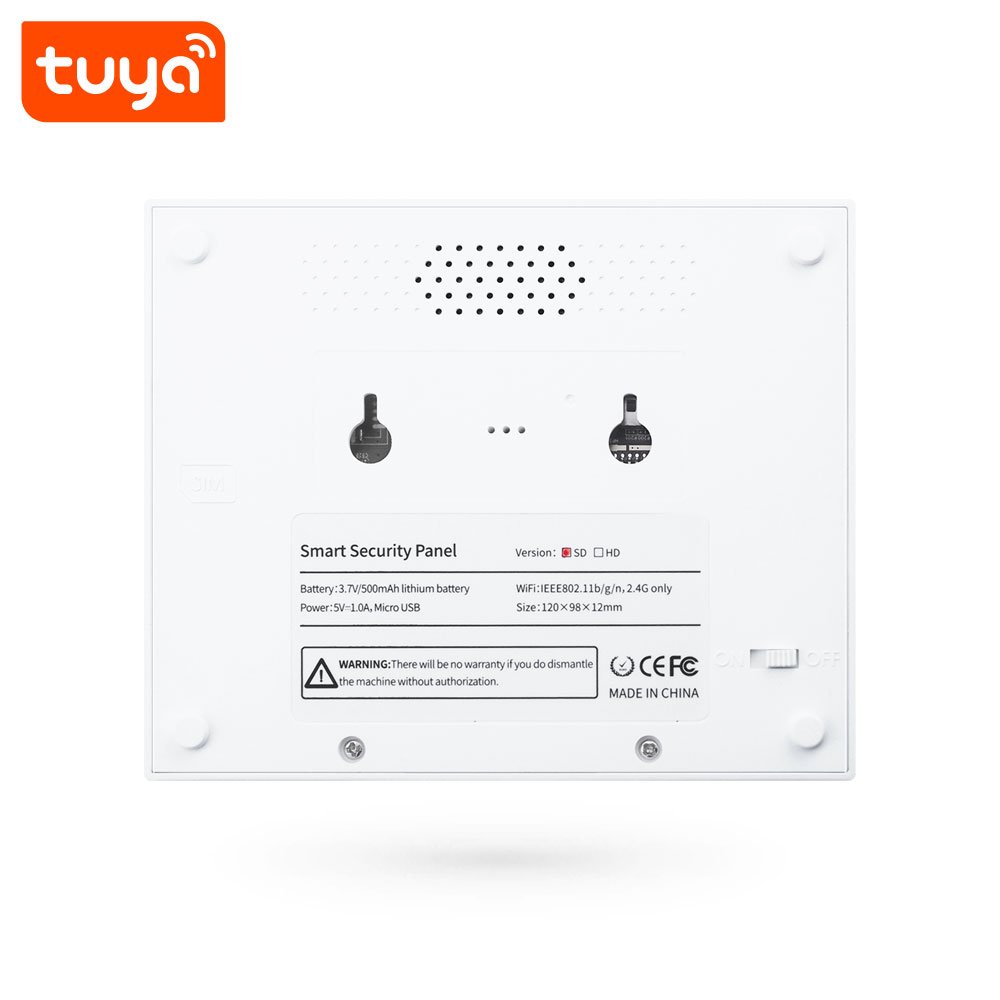 Hot Seller 4.3 Inch Touch Screen Home Alarm Security Multi-Language Tuya Smart WiFi GSM Battery Powered Smart Alarm System