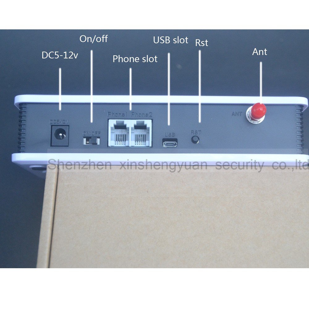 GSM 850/900/1800/1900MHZ Fixed wireless terminal with LCD display