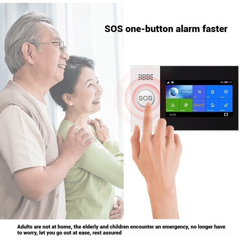 Alarm Host kit Wireless Home Security Alarm System control 4G+wifi
