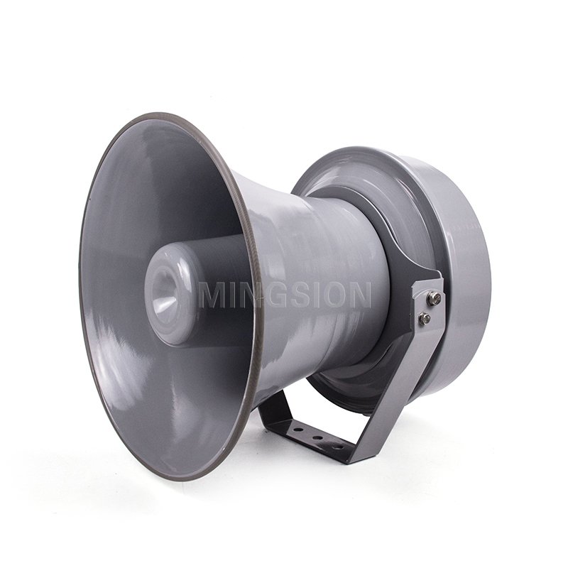High Power Waterproof Aluminium Long Distance Civil Defense Electronic Siren Speaker Horn For Natural Disaster Early Warning