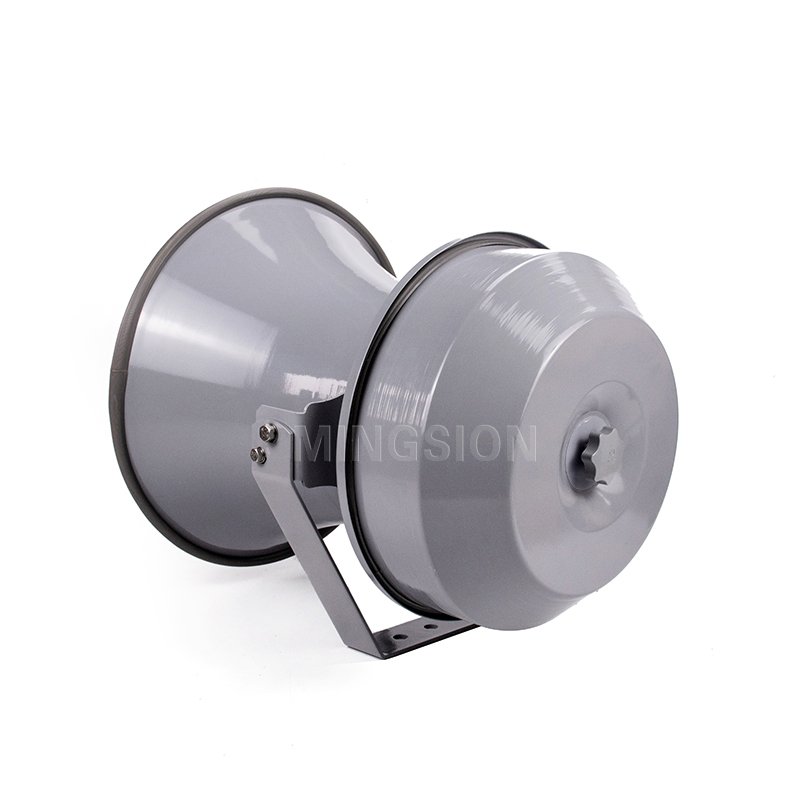 High Power Waterproof Aluminium Long Distance Civil Defense Electronic Siren Speaker Horn For Natural Disaster Early Warning